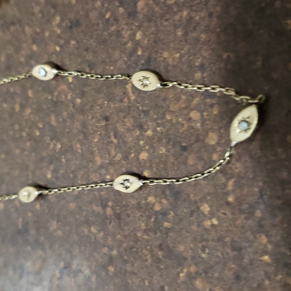 American Eagle Goldtone Choker Necklace - Picture 2 of 3